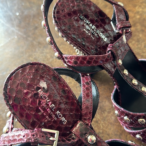 Michael Kors Collection Python Platforms - Picture 8 of 8